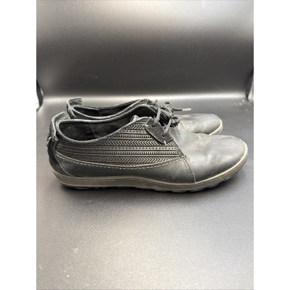 Merrell Ashland Tie Shoes Women size 8.5 Black Leather Select Grip J42512